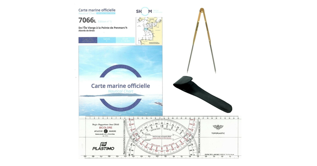 Pack Examen Maritime Pro Carte L R Gle Cras Compas Packs Permis